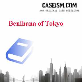 benihana case study solution